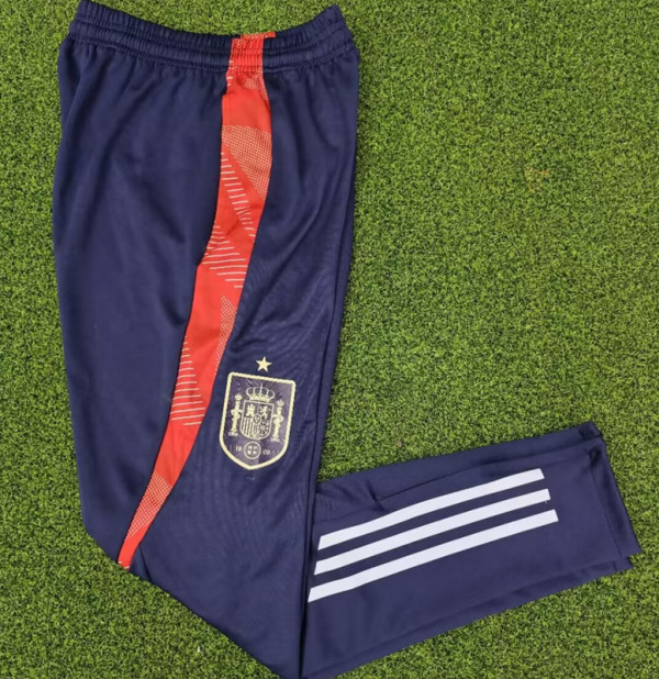 24-25 Spain Royal blue Training Long Pants (Have Pocket)