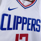 22-23 Clippers GEORGE #13 White Top Quality Hot Pressing NBA Jersey