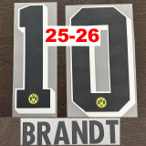 25-26 Dortmund Home Fans Soccer Jersey