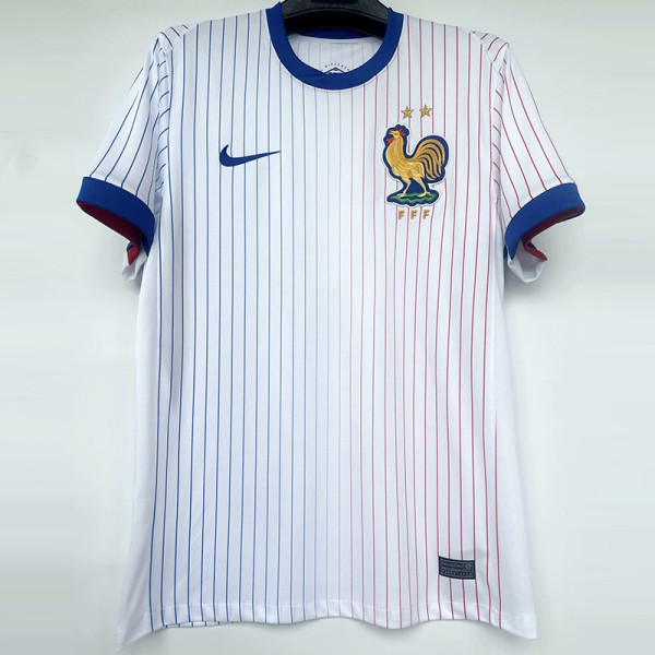 24-25 France Away 1:1 Fans Soccer Jersey