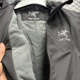 2024 ARC-TERYX Velvet Thickened warm Black Outdoor Jackets #F5加绒冲锋衣