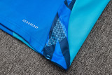 2024 AD Fancy Blue Half Pull Tracksuit #06(半拉链)