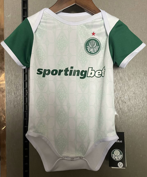 25-26 Palmeiras Away Baby Infant Crawl Suit