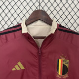 24-25 Belgium Red & Khaki Double Sided Windbreaker (双面风衣)