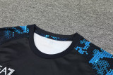 24-25 Napoli Black Blue Training Short Suit