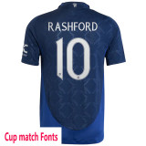 24-25 Man Utd Away Long Sleeve Player Version Soccer Jersey (长袖球员)