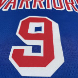Warriors IGUODALA #9 Blue 75th Anniversary Retro NBA Jersey