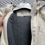 2024 UA Velvet Thickened warm Khaki Outdoor Jackets #F4加绒冲锋衣