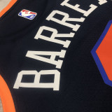 22-23 KNICKS BARRETT #9 Black Top Quality Hot Pressing NBA Jersey (Trapeze Edition) 飞人版