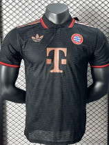 24-25 Bayern Black Casual style Player Version Soccer Jersey *有领