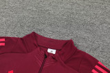 24-25 Bayern Deep Red Half Pull Tracksuit (半拉链)