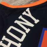 22-23 KNICKS ANTHONY #7 Black Top Quality Hot Pressing NBA Jersey (Trapeze Edition) 飞人版