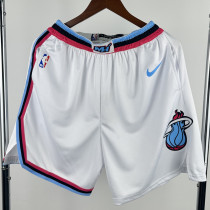 23-24 HEAT White South Coast Top Quality NBA Pants