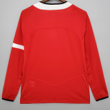 2005-2006 Man Utd Home Long sleeve Retro soccer jersey (长袖)