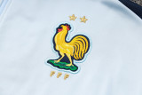 24-25 France Light blue Hoodie Jacket Tracksuit #F587