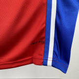 22-23 76ERS GEORGE #8 Red Top Quality Hot Pressing NBA Jersey (Trapeze Edition) 飞人版