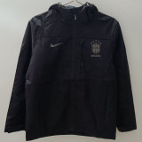 24-25 Brazil Black Windbreaker
