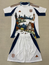 25-26 Bayern White Special Edition Kids Soccer Jersey