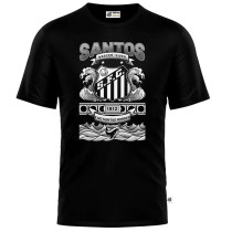 2025 Santos FC Black Casual T-Shirt