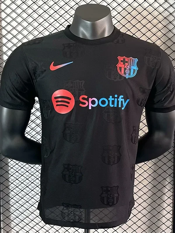 24-25 BAR Black Casual style Player Version Training Shirts *队标暗纹
