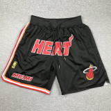 Heat Black City Edition Top Quality NBA Pocket Pants * 热火