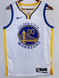 22-23 WARRIORS KUMINGA #00 White Top Quality Hot Pressing NBA Jersey (V领)