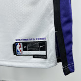 23-24 Kings SABONIS #11 White Top Quality Hot Pressing NBA Jersey