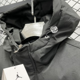 24-25 MF1 Jordan Black Hooded Cotton Coat (棉衣红标)