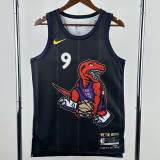 24-25 Raptors BARRETT #9 Black City Edition Top Quality Hot Pressing NBA Jersey