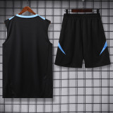 24-25 Argentina Black Tank top and shorts suit