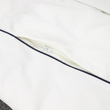 24-25 Germany White Hooded Windbreaker Fabric Cotton Coat #G202