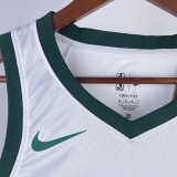 22-23 BUCKS MIDDLETON #22 Home White Top Quality Hot Pressing NBA Jersey(V领)