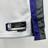 22-23 Kings SABONIS #11 White Top Quality Hot Pressing NBA Jersey
