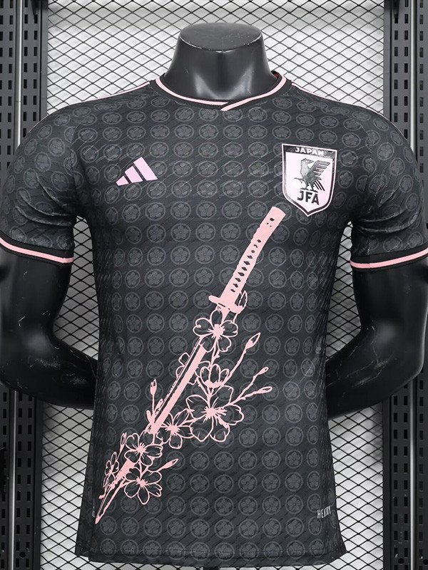 24-25 Japan Black Special Edition Player Version Soccer Jersey #粉色剑
