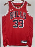 22-23 BULLS PIPPEN #33 Red Top Quality Hot Pressing NBA Jersey