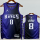 23-24 Kings LAVINE #8 Purple Top Quality Hot Pressing NBA Jersey (Trapeze Edition)飞人版