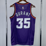 22-23 SUNS DURANT #35 Purple Retro Top Quality Hot Pressing NBA Jersey