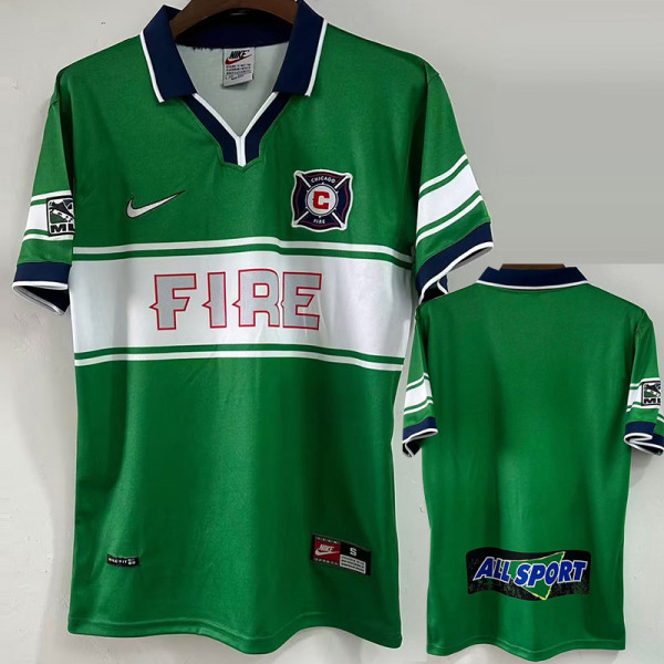 1998 Chicago Fire Away Retro Soccer Jersey