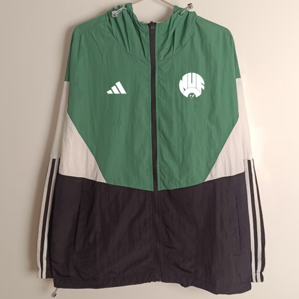 24-25 Newcastle Green Black Windbreaker