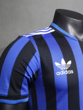 24-25 INT Blue Black Special Retro Edition Player Version Soccer Jersey