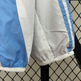 2024 Argentina Blue & White Double Sided Windbreaker (双面风衣)