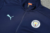 24-25 Man City Royal blue Jacket Tracksuit