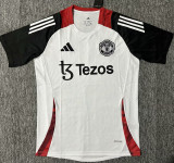 25-26 Man Utd White Black Fans Training shirts