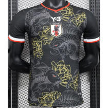 24-25 Japan #鲤鱼Y3 Black Special Edition Player Version Soccer Jersey