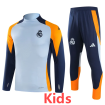 24-25 RMA Light blue Kids Long Sleeve Training Tracksuit (童装)