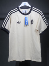 24-25 JUV Milky white Casual Retro Edition T-Shirts (High Quality)