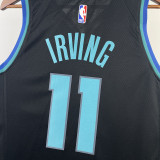 22-23 Dallas Mavericks IRVING #11 Blue Black Top Quality Hot Pressing NBA Jersey