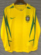 2002 Brazil Home Long Sleeve Retro Soccer Jersey (长袖)