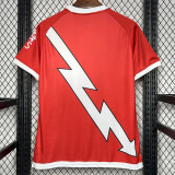 24-25 Rayo Vallecano Away Fans Soccer Jersey