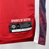 2024 Olympic Game USA DURANT # 7 Red Basketball Jersey